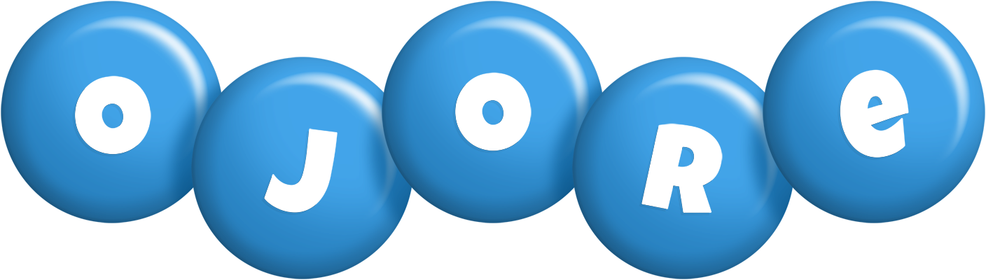 Ojore candy-blue logo
