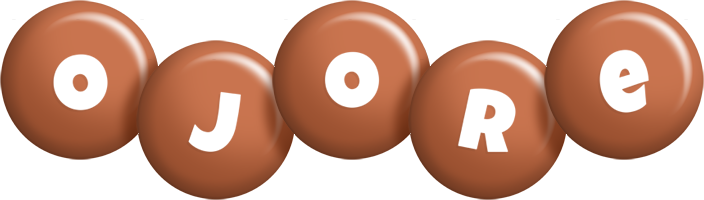 Ojore candy-brown logo