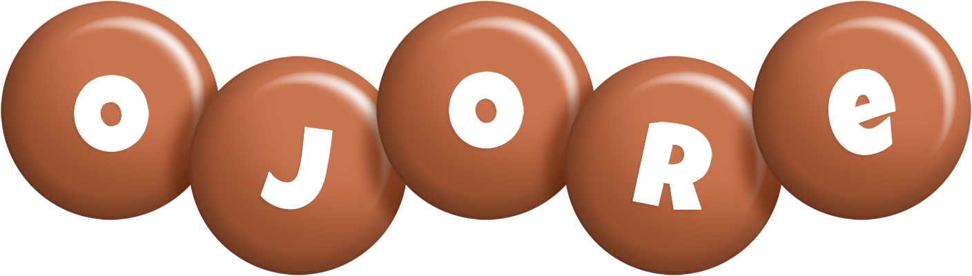 Ojore candy-brown logo