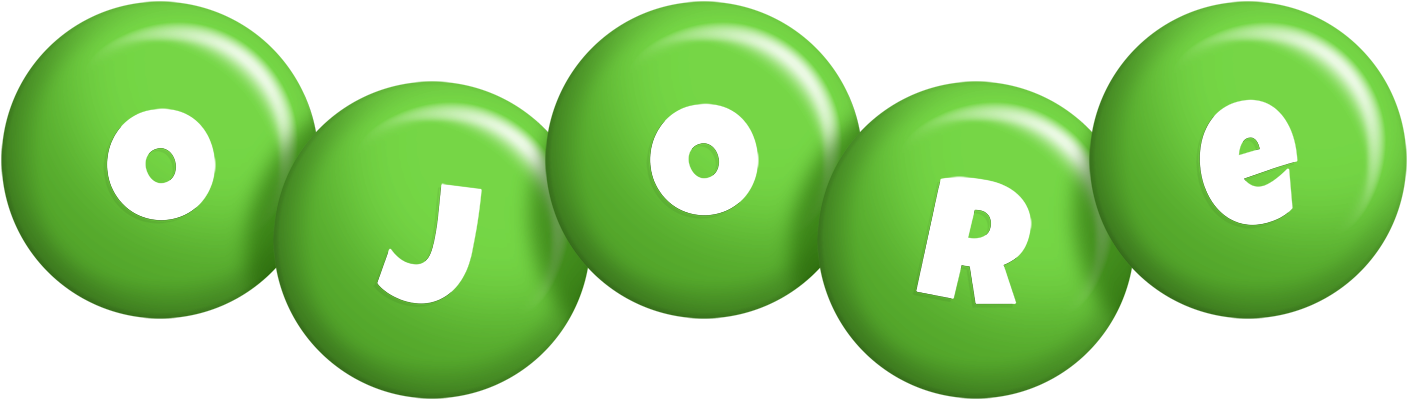 Ojore candy-green logo
