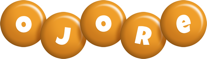 Ojore candy-orange logo