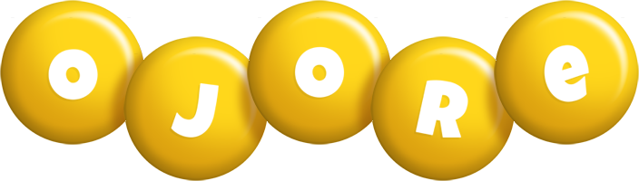 Ojore candy-yellow logo