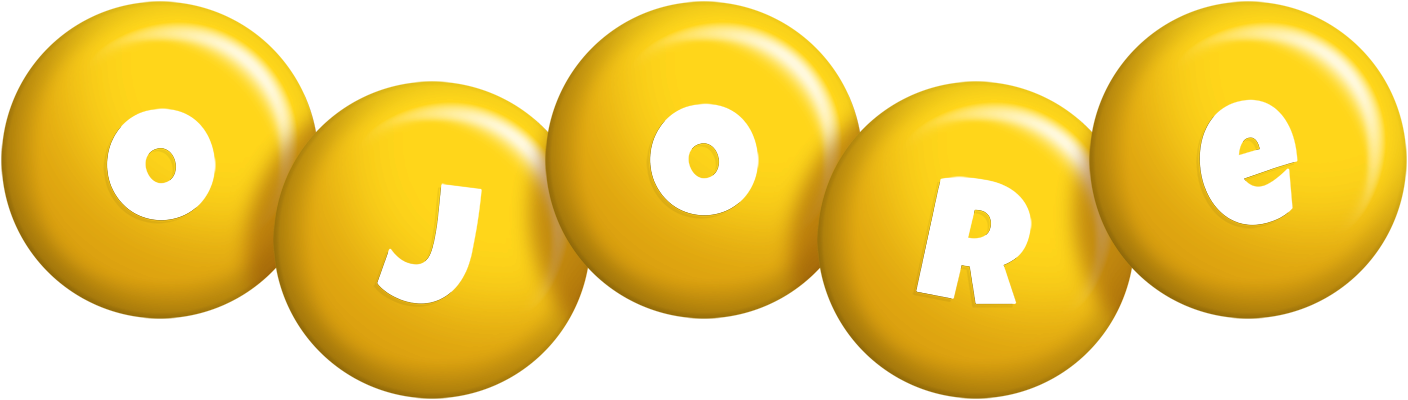 Ojore candy-yellow logo