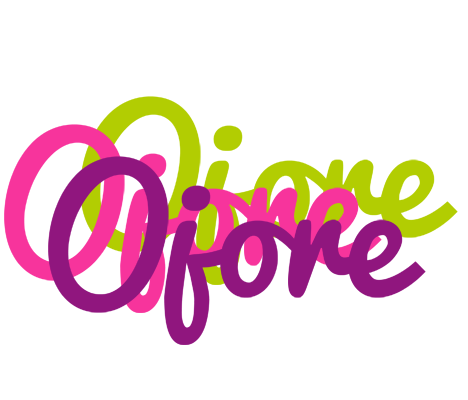 Ojore flowers logo
