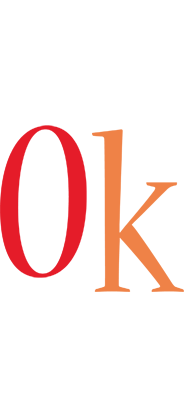 Ok birthday logo