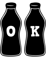 Ok bottle logo