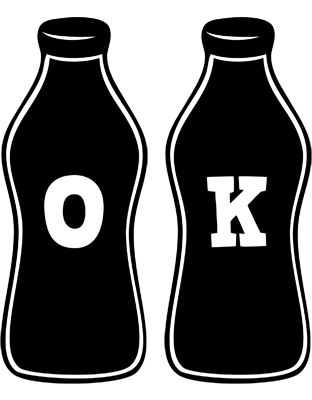 Ok bottle logo