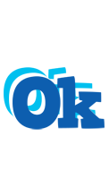 Ok business logo