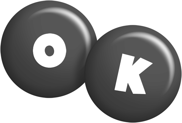 Ok candy-black logo