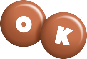 Ok candy-brown logo