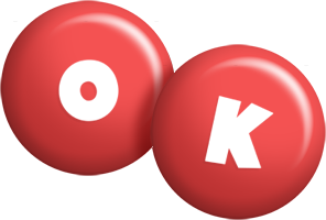 Ok candy-red logo