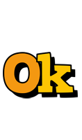 Ok cartoon logo
