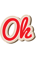 Ok chocolate logo