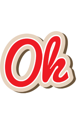 Ok chocolate logo