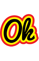 Ok flaming logo