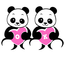 Ok love-panda logo