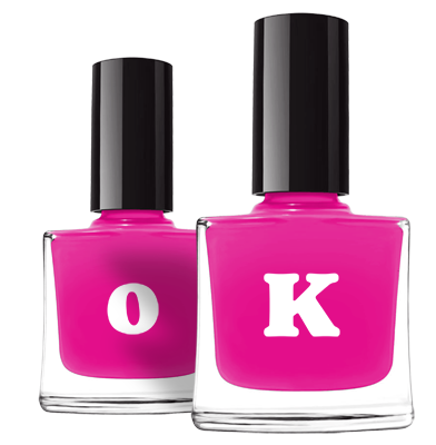 Ok nails logo