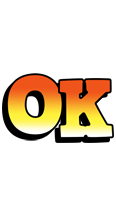 Ok sunset logo