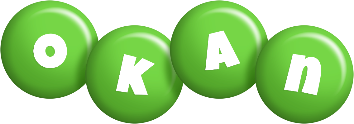 Okan candy-green logo