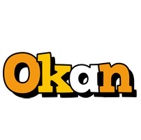 Okan cartoon logo