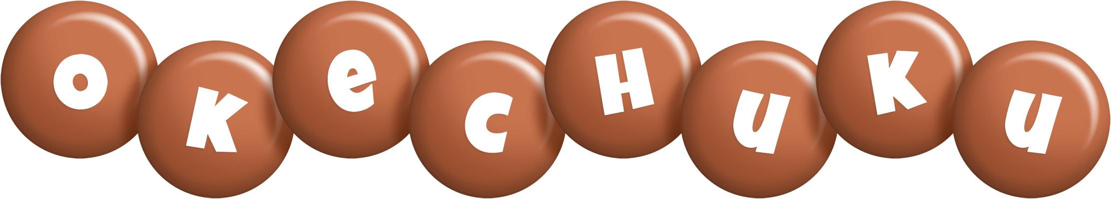 Okechuku candy-brown logo