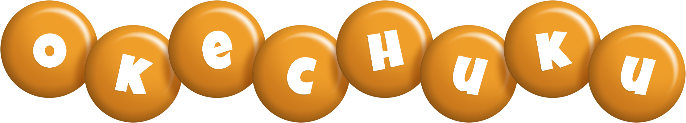 Okechuku candy-orange logo
