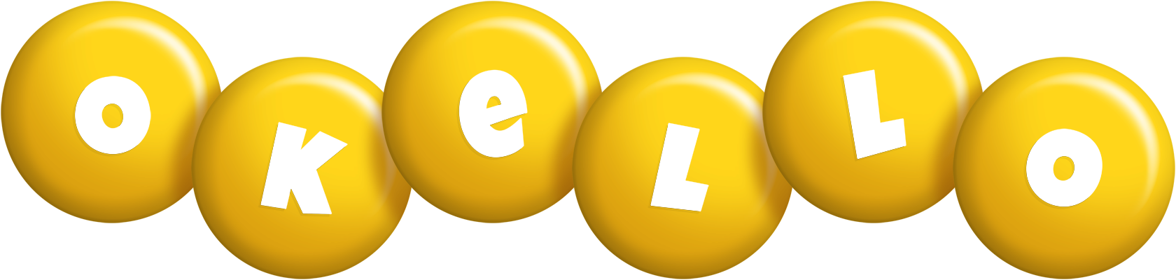 Okello candy-yellow logo