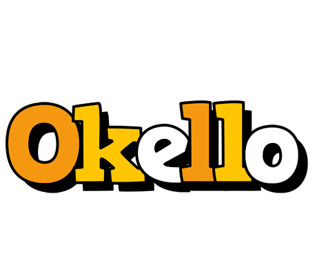 Okello cartoon logo