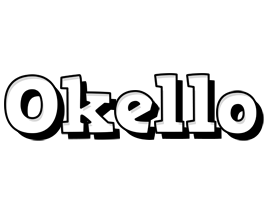 Okello snowing logo