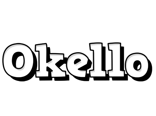 Okello snowing logo