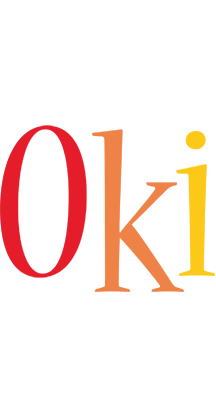 Oki birthday logo