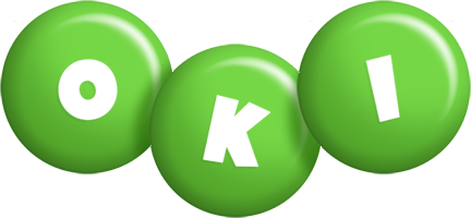 Oki candy-green logo
