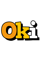 Oki cartoon logo