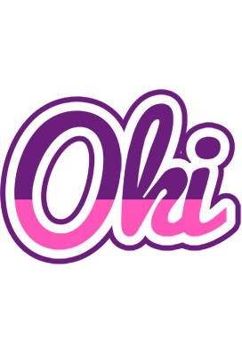 Oki cheerful logo