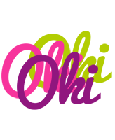 Oki flowers logo