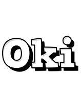 Oki snowing logo