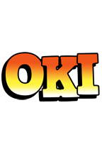 Oki sunset logo