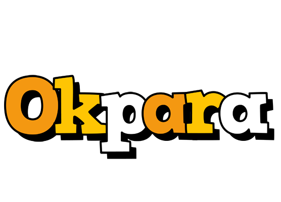Okpara cartoon logo