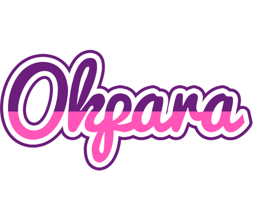 Okpara cheerful logo