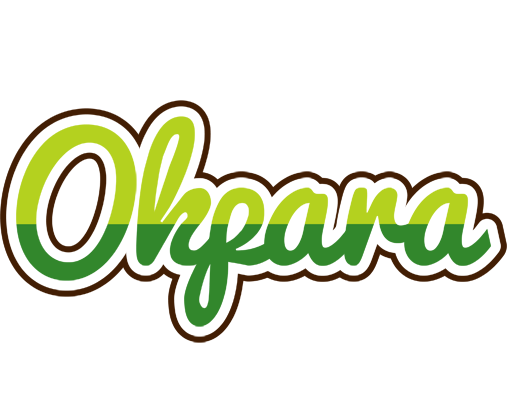 Okpara golfing logo