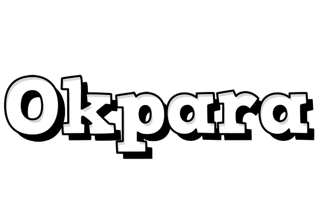 Okpara snowing logo