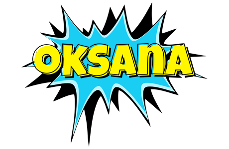 Oksana amazing logo