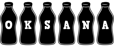 Oksana bottle logo