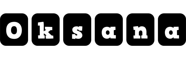 Oksana box logo