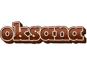 Oksana brownie logo