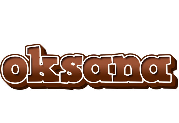 Oksana brownie logo