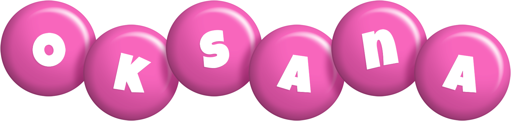 Oksana candy-pink logo