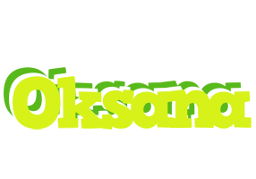 Oksana citrus logo