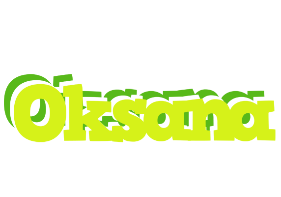 Oksana citrus logo