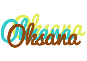 Oksana cupcake logo